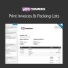WC Print Invoices & Packing Lists