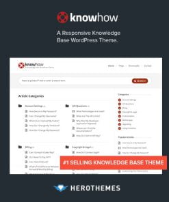 KnowHow – A Knowledge Base WP Theme