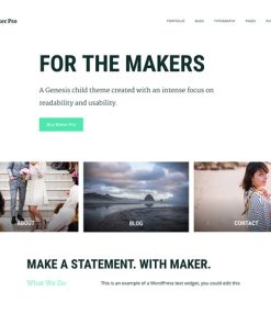 StudioPress Maker Pro Genesis WP Theme