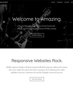 StudioPress Parallax Pro Genesis WP Theme
