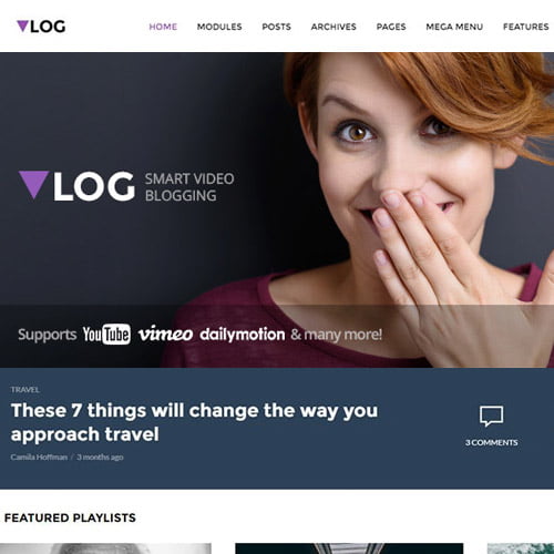 Vlog-Video-Blog-Magazine-WordPress-Theme Vlog – Video Blog / Magazine WP Theme