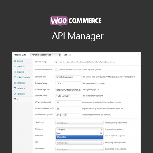 WooCommerce-API-Manager WooCommerce API Manager