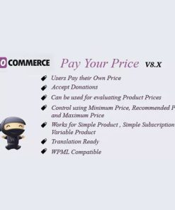 WooCommerce Pay Your Price GPL
