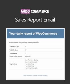 WC Sales Report Email GPL