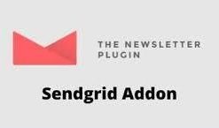 Newsletter Sendgrid Addon GPL