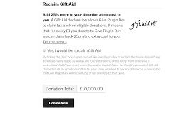 Give – Gift Aid