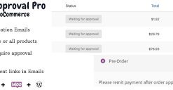 WooCommerce Order Approval