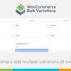 WooCommerce Bulk Variations