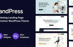 Marketing Landing Page Elementor WordPress Theme