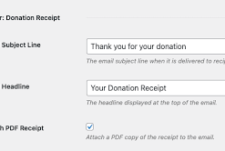 Charitable PDF Receipts GPL