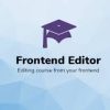 LearnPress Frontend Editor