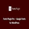 Fonts Plugin Pro GPL