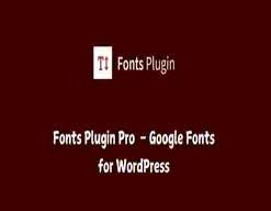 Fonts Plugin Pro GPL