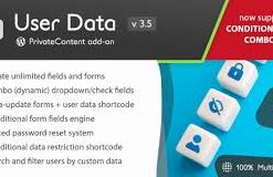 PrivateContent User Data add-on GPL